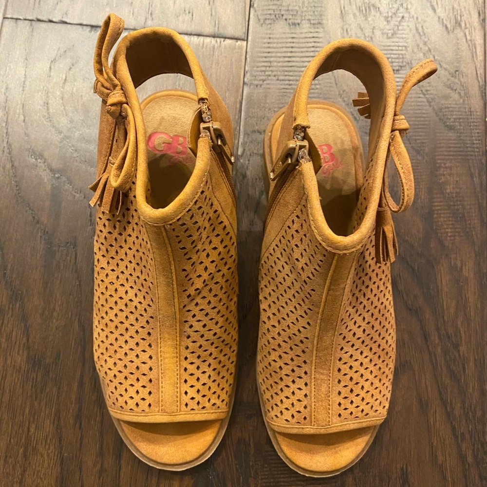 GB Girls Heeled Open Toe Sandals